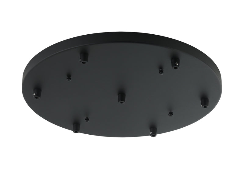 Matteo Lighting CP0107MB Canopy Light, Matte Black Finish - LightingWellCo