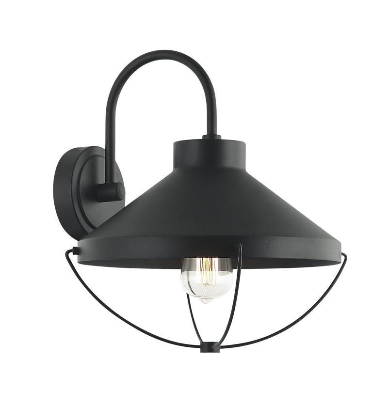 Matteo Lighting S10302MB Wall Sconce Light, Matte Black Finish - LightingWellCo