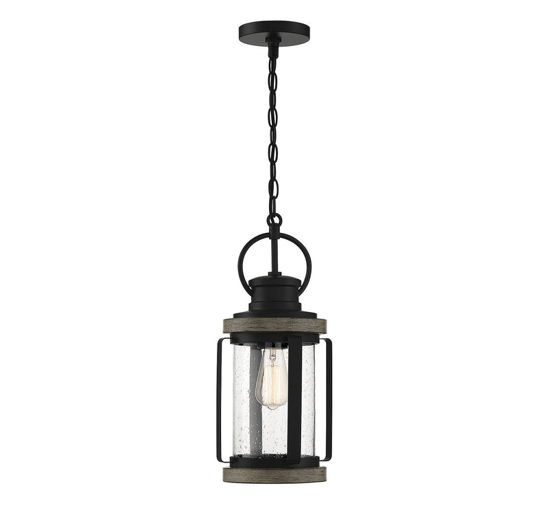 Savoy House 5-2953-185 One Light Outdoor Hanging Lantern, Lodge Finish LightingWellCo