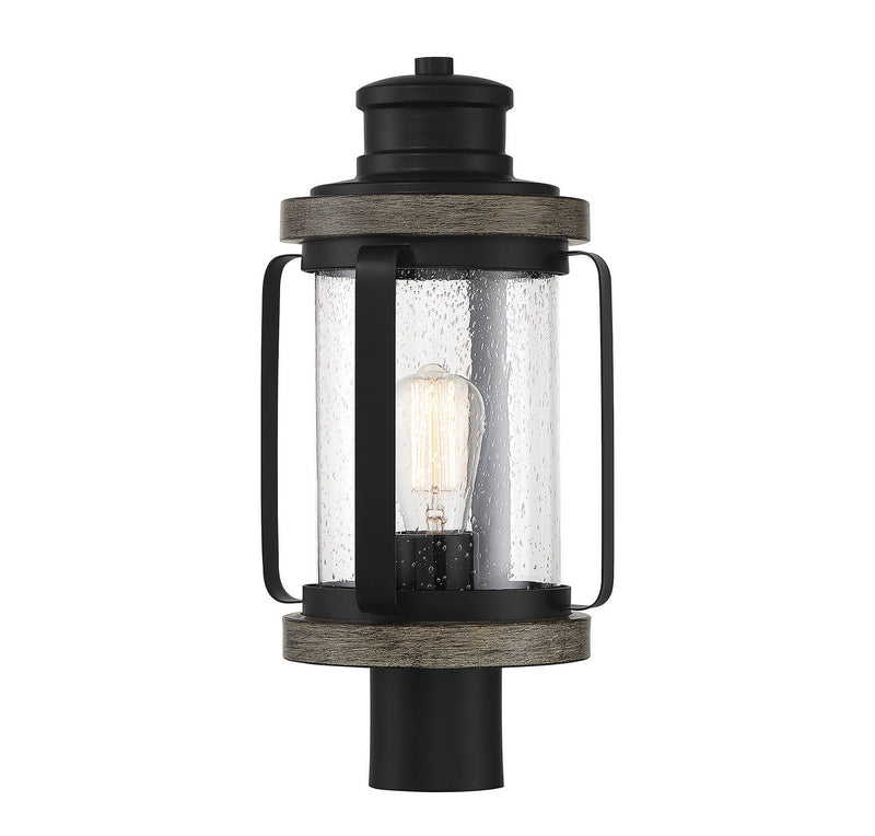 Savoy House 5-2954-185 One Light Outdoor Post Lantern, Lodge Finish LightingWellCo