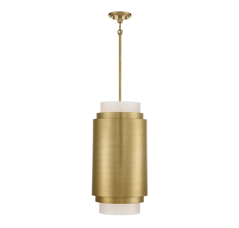 Savoy House Beacon 7-182-3-171 Three Light Pendant, Burnished Brass Finish - LightingWellCo