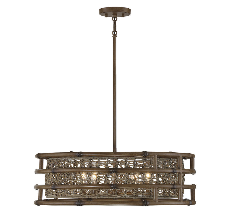 Savoy House Treviso 7-7912-5-184 Five Light Pendant, Grapevine Finish - LightingWellCo