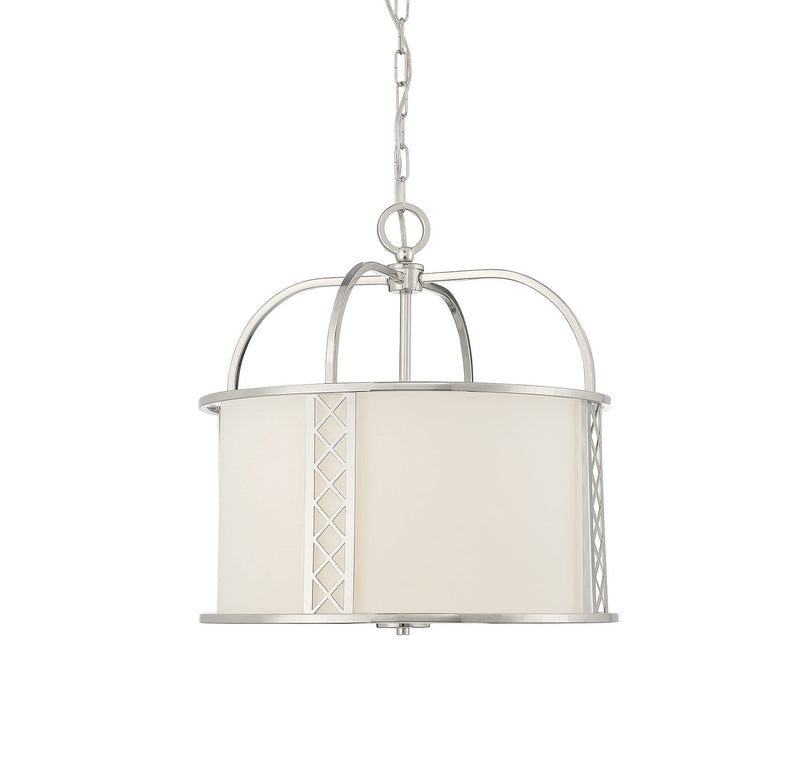 Savoy House Rockford 7-8202-3-109 Three Light Pendant, Polished Nickel Finish - LightingWellCo