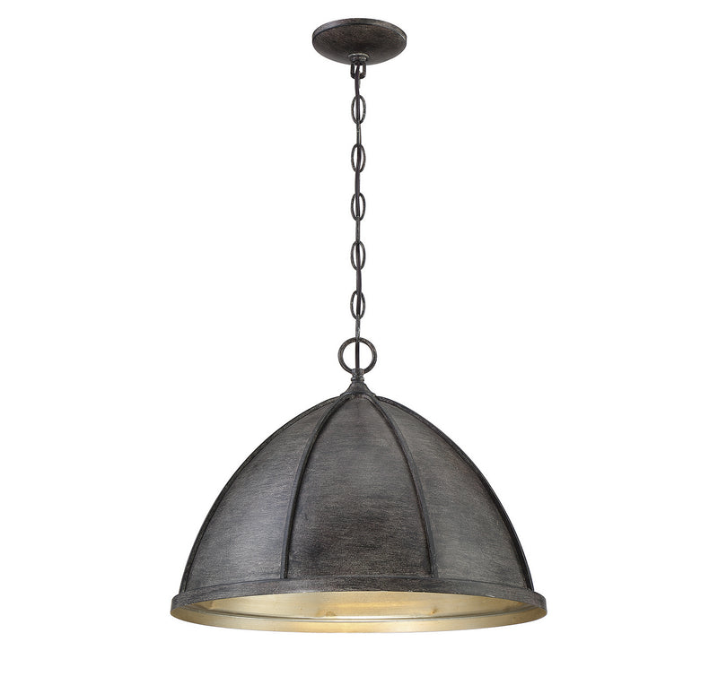 Savoy House Laramie 7-885-1-183 One Light Pendant, Chelsea Walnut Finish - LightingWellCo