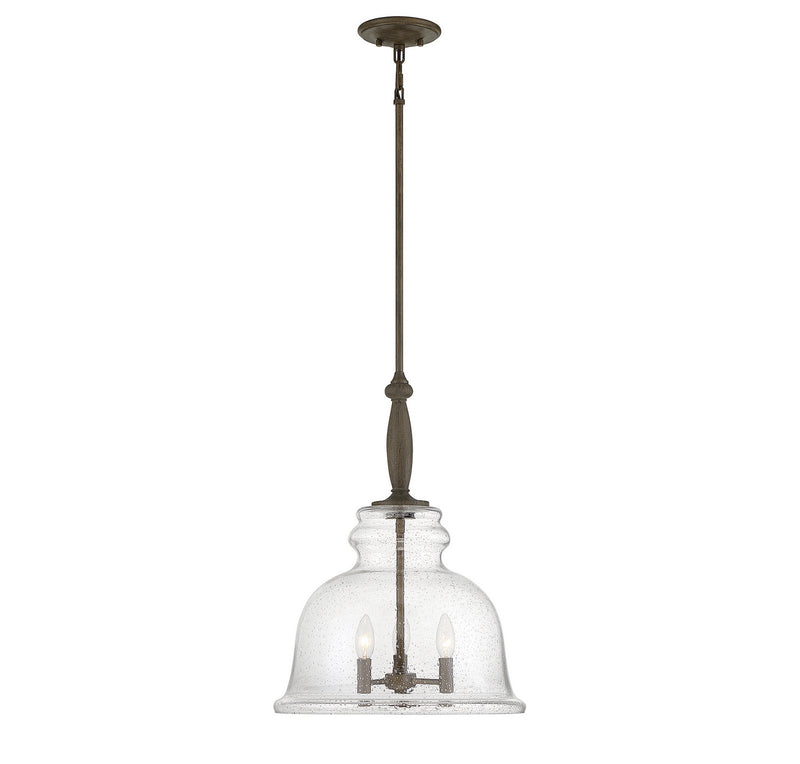 Savoy House Chester 7-8891-3-194 Three Light Pendant, Mesquite Finish - LightingWellCo