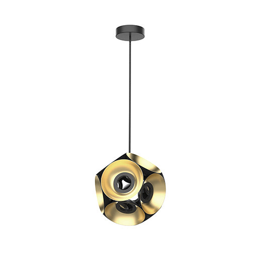 Kuzco Lighting Magellan CH51224-BK/GD LED Chandelier, Black/Gold Finish - LightingWellCo