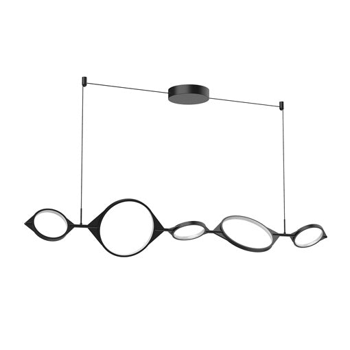 Kuzco Lighting Serif LP84457-BK LED Island Pendant, Black Finish - LightingWellCo