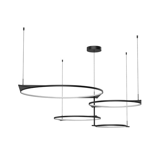 Kuzco Lighting Serif MP84483-BK LED Pendant, Black Finish - LightingWellCo