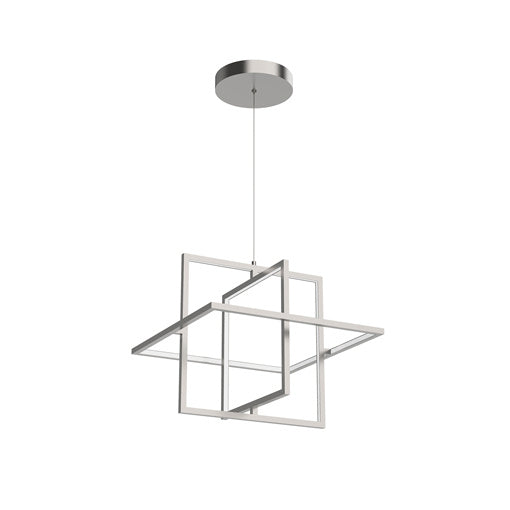 Kuzco Lighting Mondrian PD16320-BN LED Pendant, Brushed Nickel Finish - LightingWellCo