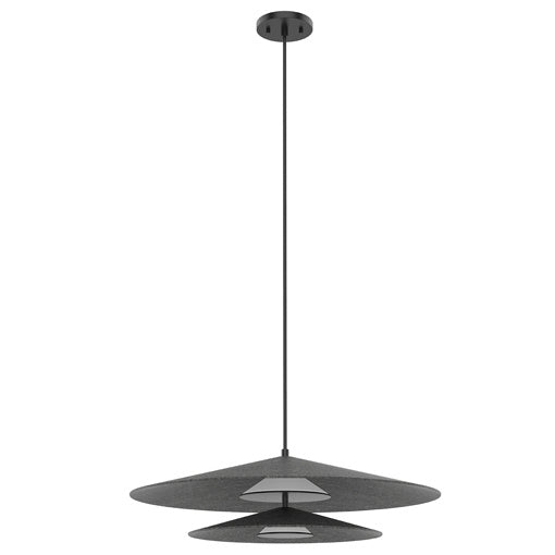 Kuzco Lighting Cruz PD22907-GY LED Pendant, Grey/Felt Shade Finish - LightingWellCo