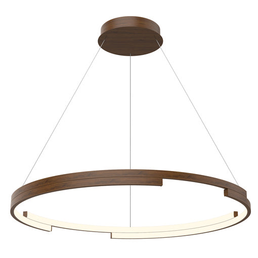 Kuzco Lighting Anello Minor PD52732-WT LED Pendant, Walnut Finish - LightingWellCo