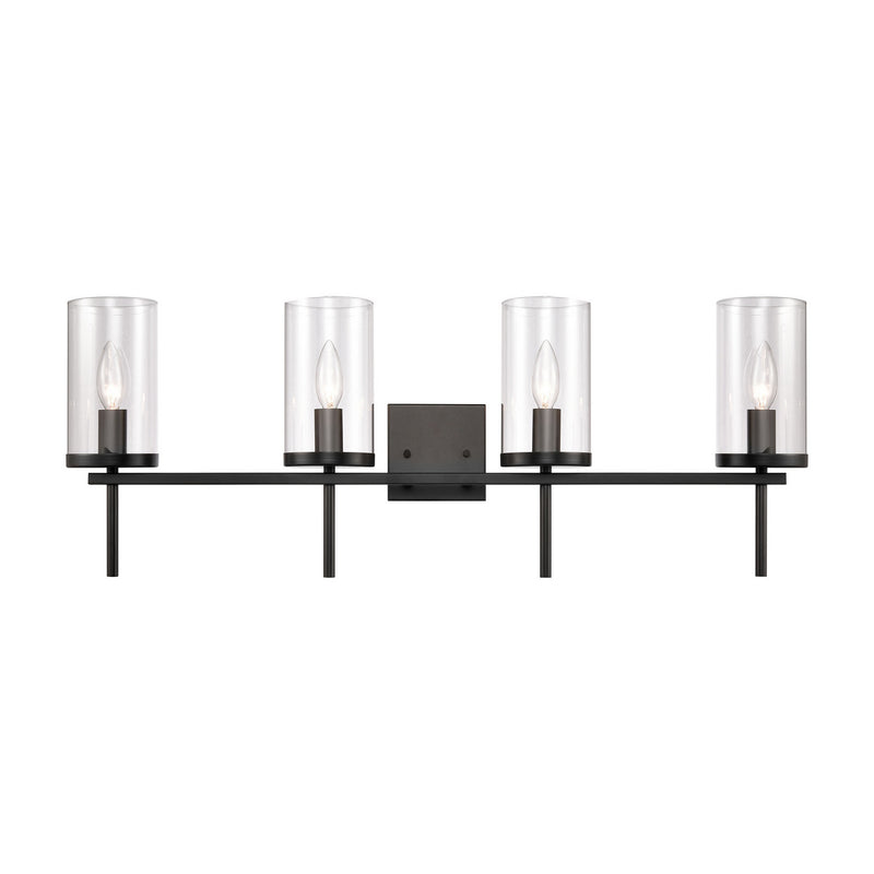 ELK Home CN290416 Four Light Vanity, Black Finish-LightingWellCo