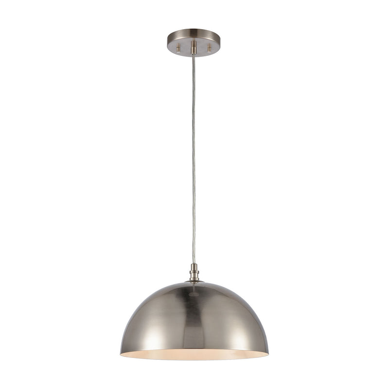 ELK Home CN700152 One Light Pendant, Brushed Nickel Finish - At LightingWellCo