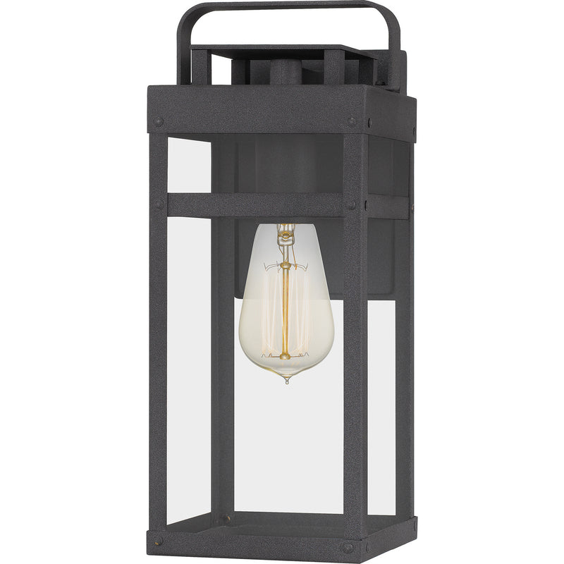 Quoizel KTN8406MB One Light Outdoor Wall Mount, Mottled Black Finish - LightingWellCo