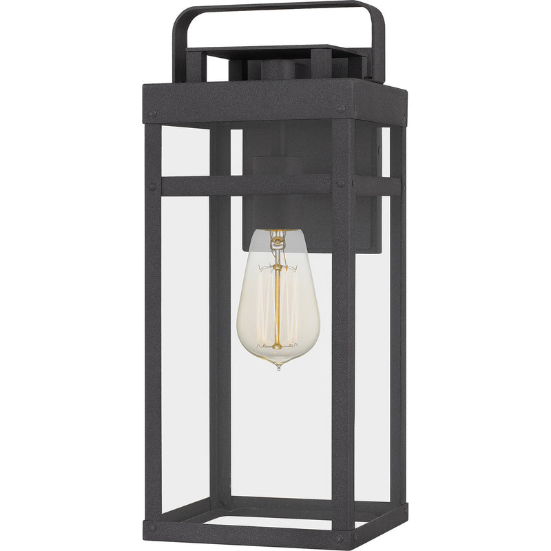 Quoizel KTN8407MB One Light Outdoor Wall Mount, Mottled Black Finish - LightingWellCo