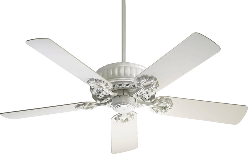 Quorum 35525-8 52``Ceiling Fan, Studio White Finish - LightingWellCo