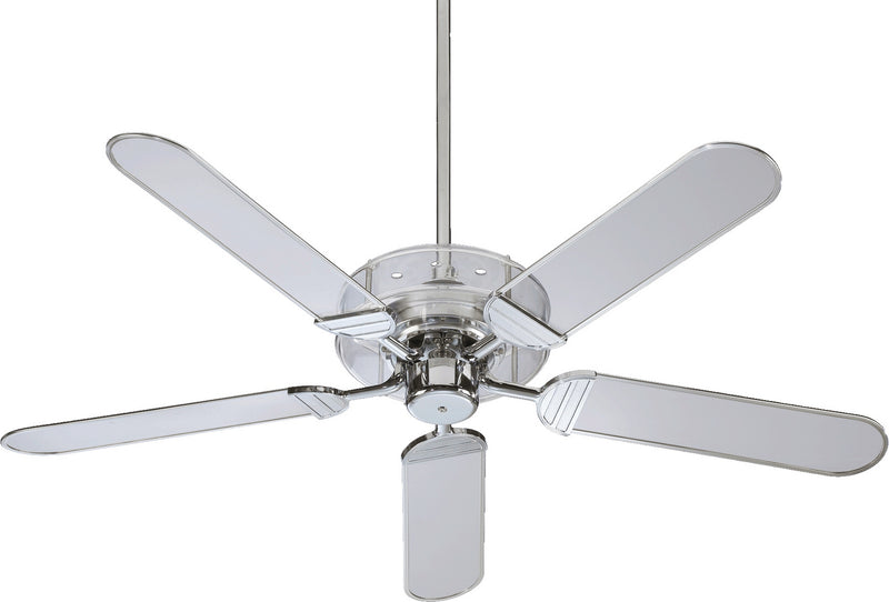 Quorum 400525-14 52``Ceiling Fan, Chrome Finish - LightingWellCo