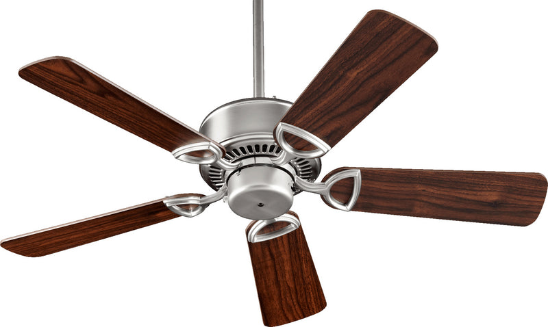 Quorum 43425-65 42``Ceiling Fan, Satin Nickel Finish - LightingWellCo