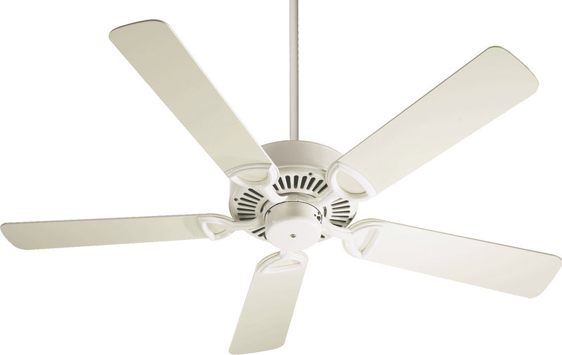 Quorum 43525-67 52``Ceiling Fan, Antique White Finish - LightingWellCo