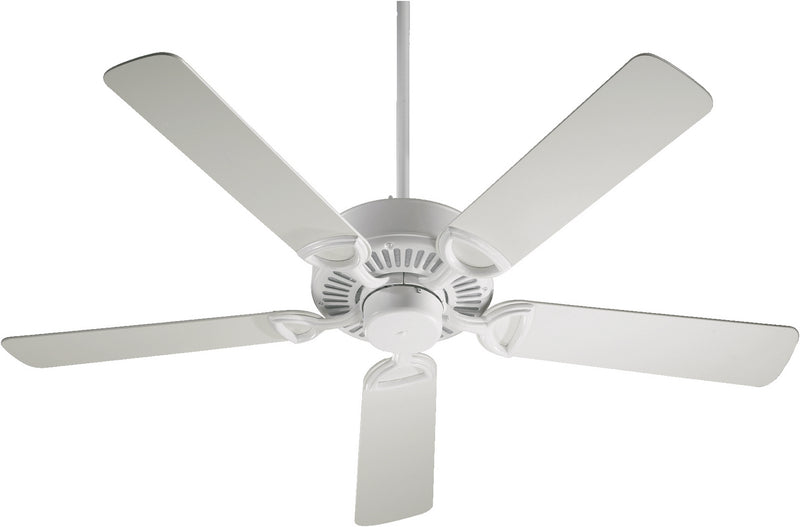 Quorum 43525-8 52``Ceiling Fan, Studio White Finish - LightingWellCo