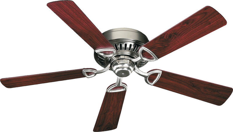 Quorum 51525-6522 52``Ceiling Fan, Satin Nickel Finish - LightingWellCo