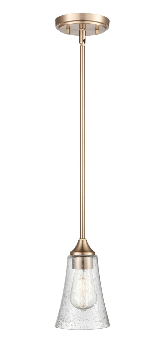 Millennium 1461-MG One Light Pendant, Modern Gold Finish at LightingWellCo