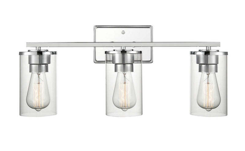 Millennium 2703-CH Three Light Vanity, Chrome Finish at LightingWellCo