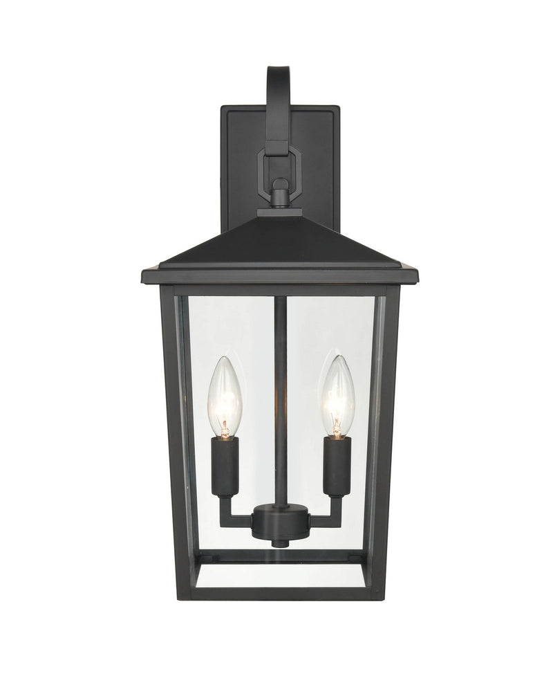 Millennium 2972-PBK Two Light Outdoor Hanging Lantern, Powder Coat Black Finish at LightingWellCo