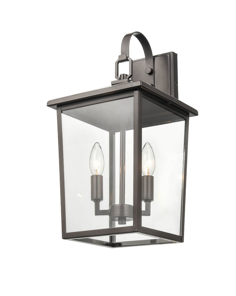 Millennium 2972-PBZ Two Light Outdoor Hanging Lantern, Powder Coat Bronze Finish at LightingWellCo