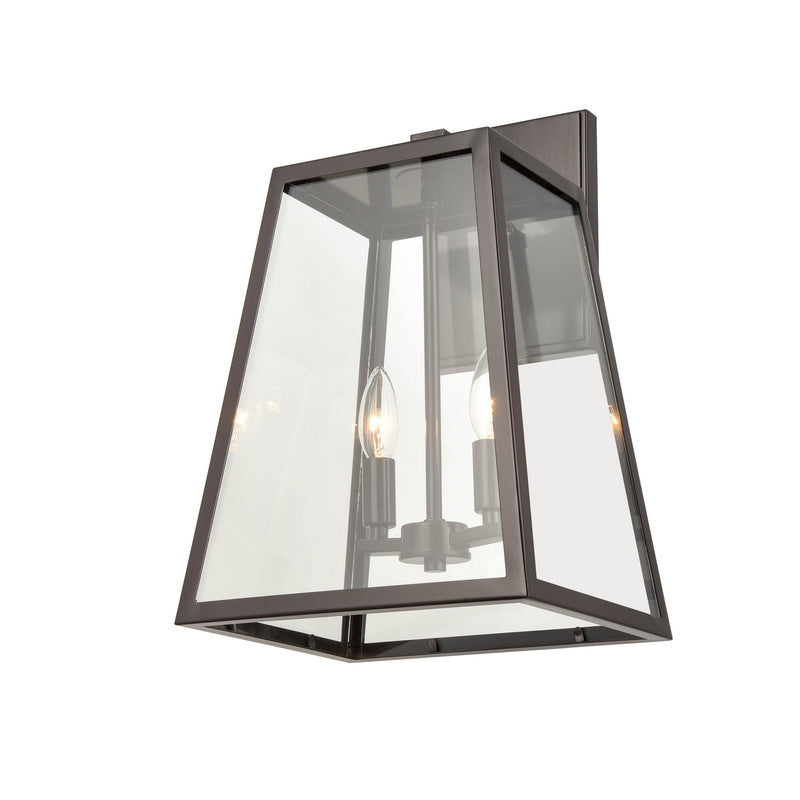 Millennium 8023-PBZ Two Light Outdoor Lantern, Powder Coat Bronze Finish at LightingWellCo