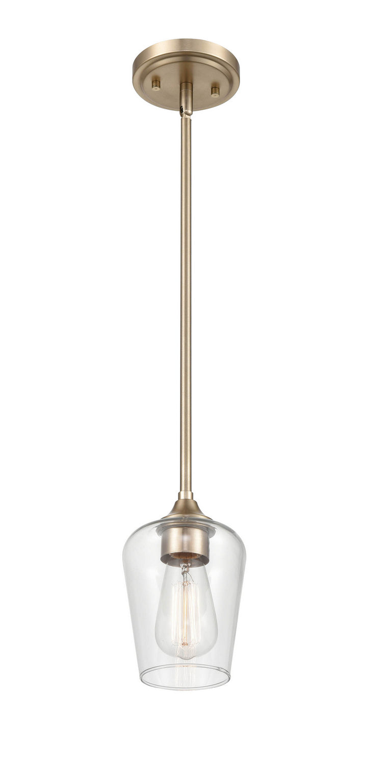 Millennium 9731-MG One Light Mini-Pendant, Modern Gold Finish at LightingWellCo