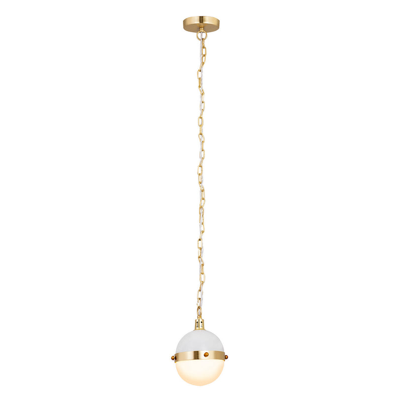 ELK Home 14534/1 One Light Mini Pendant, White Finish-LightingWellCo