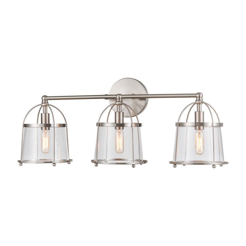 ELK Home 18462/3 Three Light Vanity, Satin Nickel Finish - At LightingWellCo