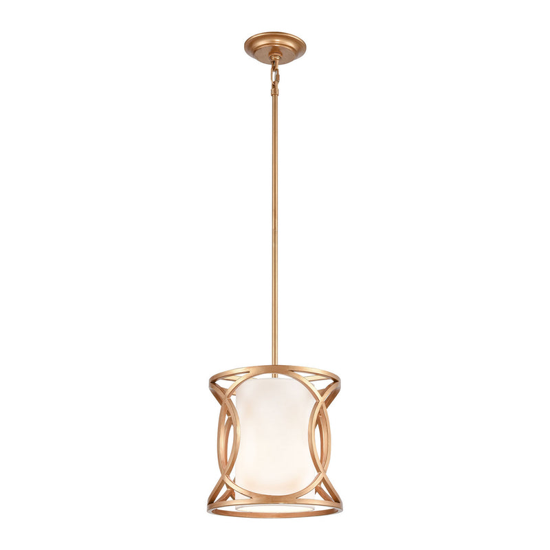 ELK Home 33422/1 One Light Mini Pendant, Matte Gold Finish - At LightingWellCo