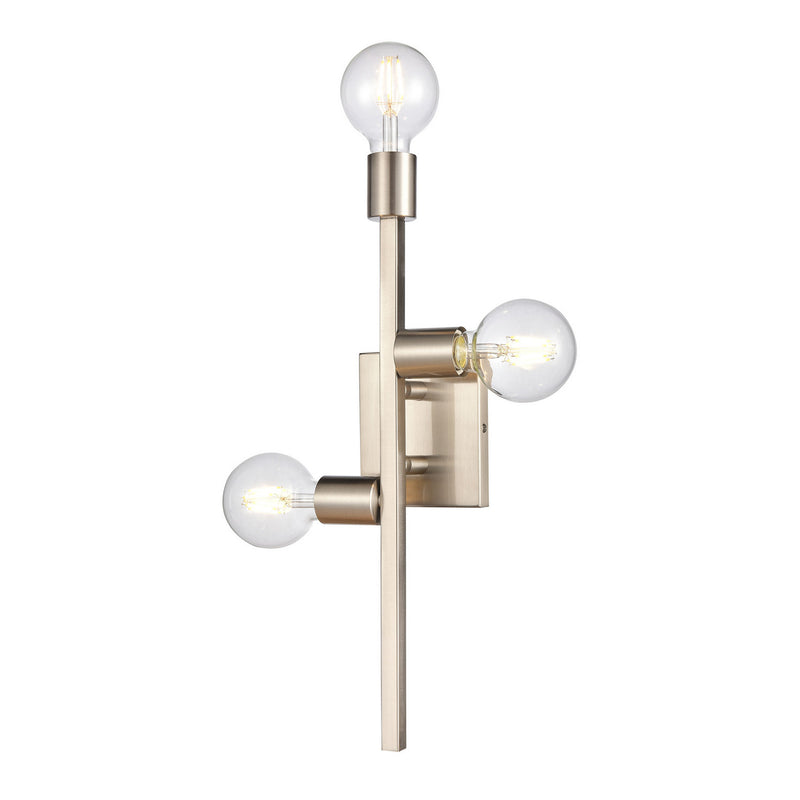 ELK Home 47433/3 Three Light Wall Sconce, Satin Nickel Finish - At LightingWellCo