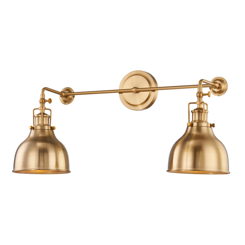 ELK Home 47504/2 Two Light Wall Sconce, Burnished Brass Finish - At LightingWellCo