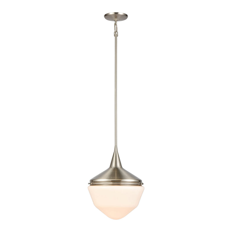 ELK Home 69285/1 One Light Mini Pendant, Satin Nickel Finish - At LightingWellCo