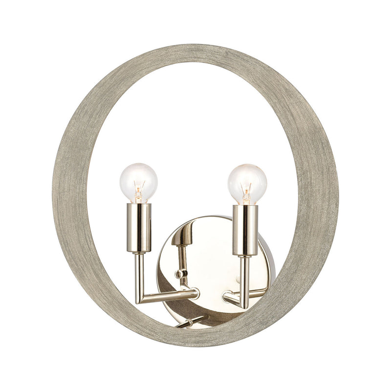 ELK Home 82064/2 Two Light Wall Sconce, Sandy Beechwood Finish-LightingWellCo