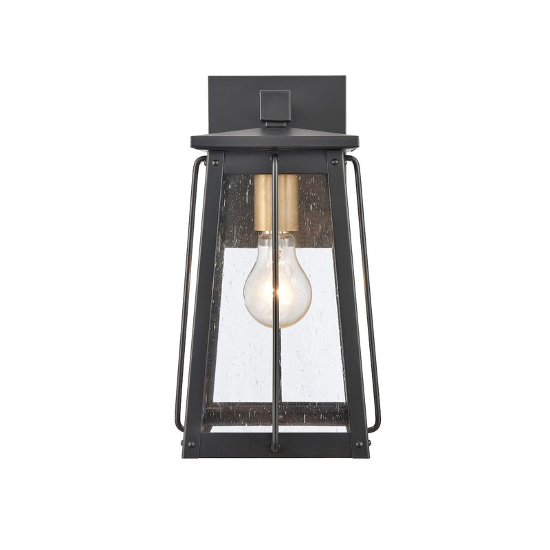 ELK Home 83400/1 One Light Wall Sconce, Matte Black Finish-LightingWellCo