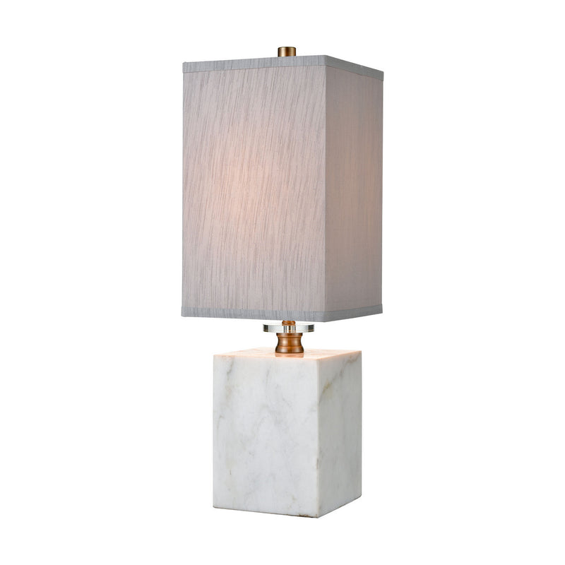 ELK Home D4491 One Light Table Lamp, Clear Finish-LightingWellCo