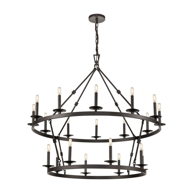 ELK Home D4667 20 Light Chandelier, Oil Rubbed Bronze Finish-LightingWellCo