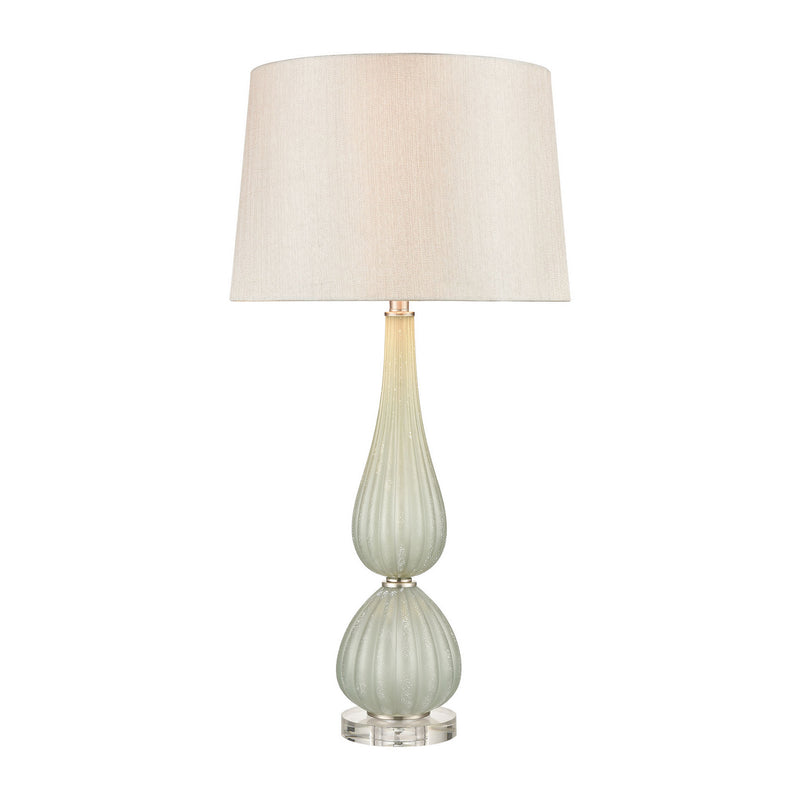 ELK Home S0019-8037 One Light Table Lamp, Salted Seafoam, Clear Finish - At LightingWellCo