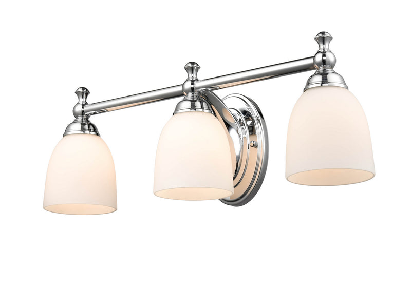 Millennium 4423-CH Three Light Vanity, Chrome Finish at LightingWellCo