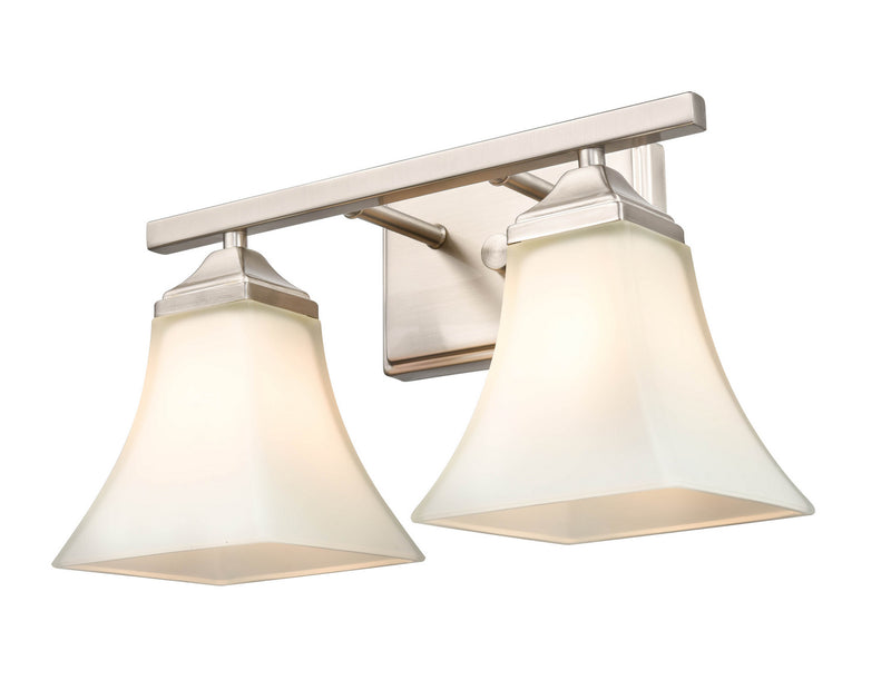 Millennium 4502-BN Two Light Vanity, Brushed Nickel Finish at LightingWellCo