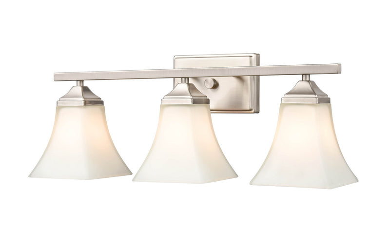 Millennium 4503-BN Three Light Vanity, Brushed Nickel Finish at LightingWellCo