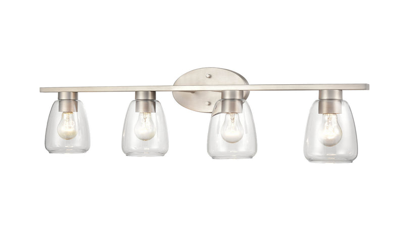 Millennium 9364-SN Four Light Vanity, Satin Nickel Finish at LightingWellCo