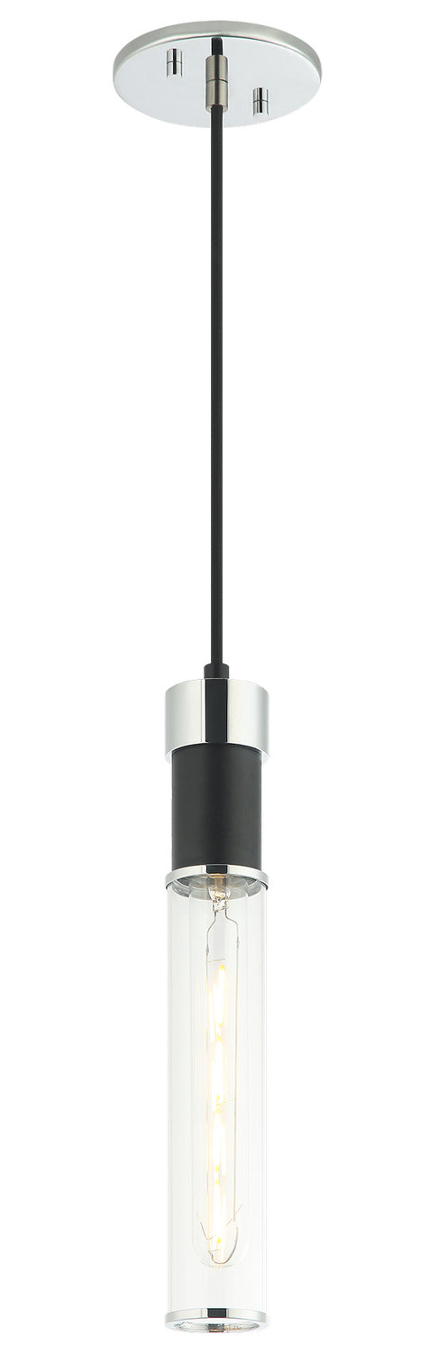 Matteo Lighting C61201MBCH Pendant, Matte Black / Aged Gold Brass Finish - LightingWellCo