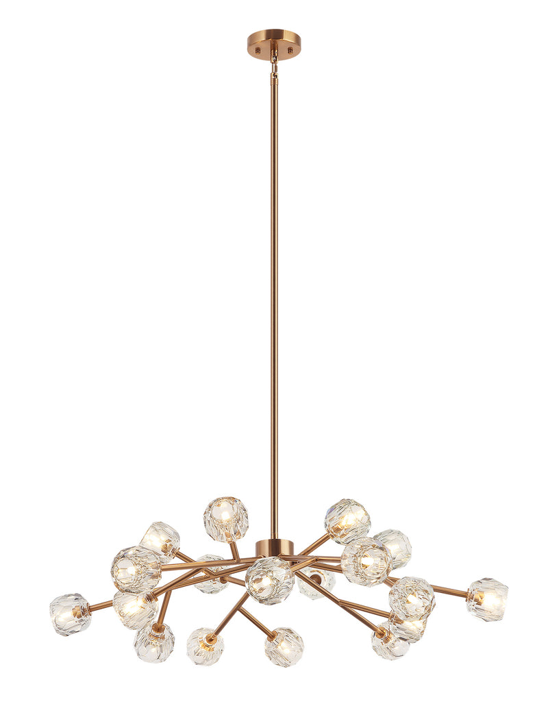 Matteo Lighting C61418AG Pendant, Aged Gold Brass Finish - LightingWellCo