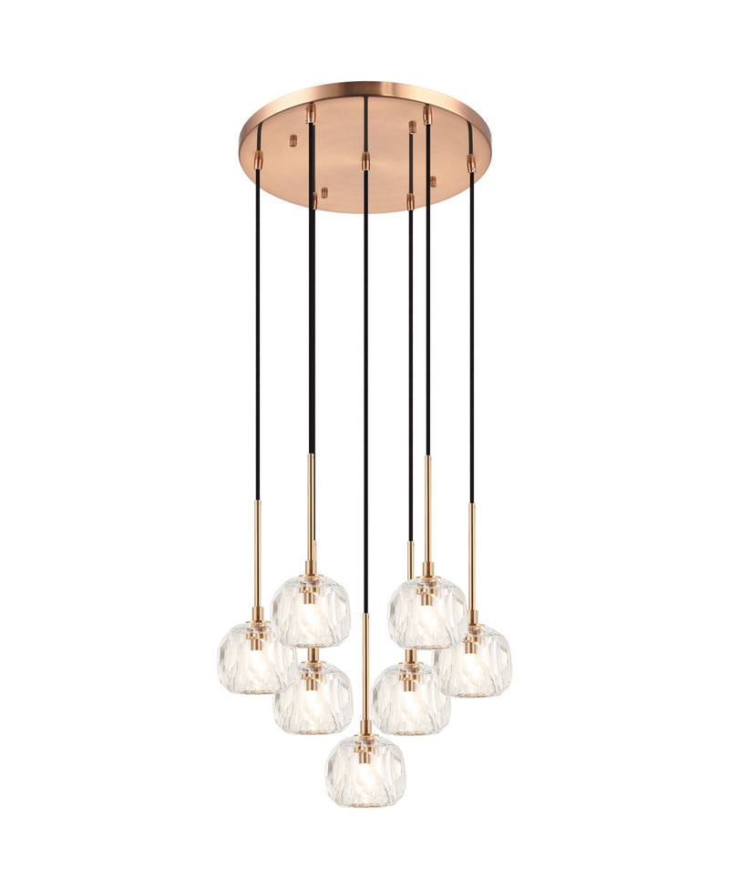 Matteo Lighting C61437AGBK Pendant, Aged Gold Brass Finish - LightingWellCo