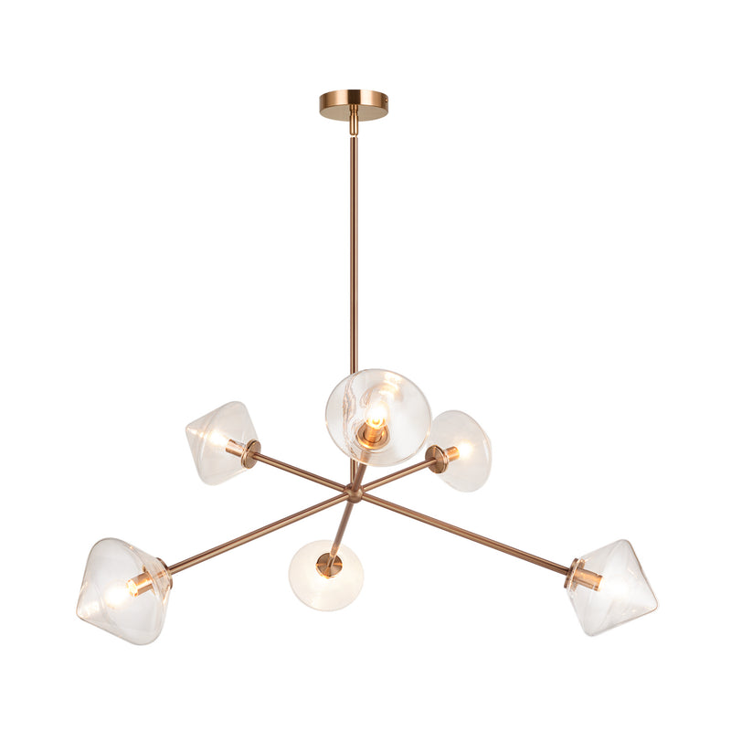 Matteo Lighting C81746AGCL Pendant, Aged Gold Brass Finish - LightingWellCo